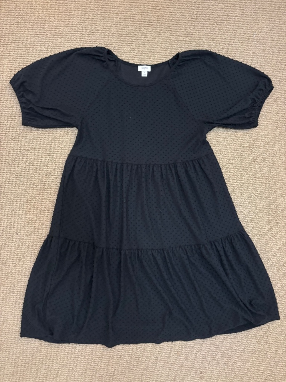 J Crew Factory Tiered Mini Dress